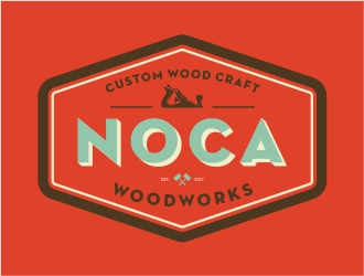 NOCA Woodworks logo design by Alfatih05