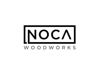 NOCA Woodworks logo design by vostre