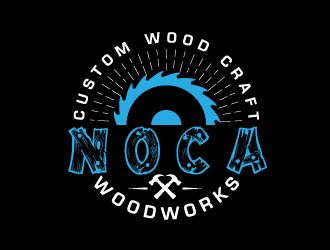 NOCA Woodworks logo design by pambudi