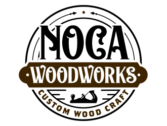 NOCA Woodworks logo design by scriotx