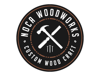 NOCA Woodworks logo design by akilis13