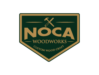 NOCA Woodworks logo design by Mirza