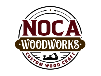 NOCA Woodworks logo design by scriotx