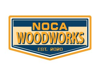 NOCA Woodworks logo design by Suvendu
