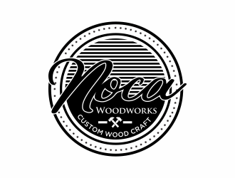 NOCA Woodworks logo design by Mahrein