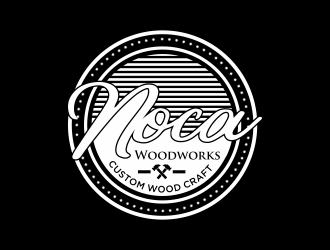 NOCA Woodworks logo design by Mahrein