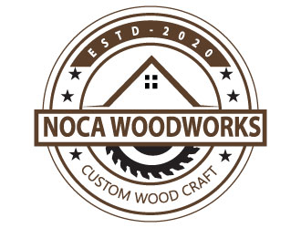 NOCA Woodworks logo design by Suvendu