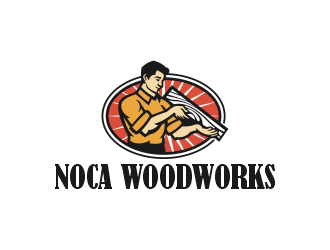 NOCA Woodworks logo design by SmartTaste