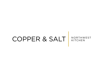 Copper & Salt Northwest Kitchen logo design by GassPoll