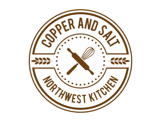 Copper & Salt Northwest Kitchen logo design by cikiyunn