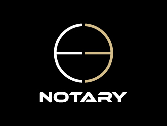 E3 Notary logo design by twomindz