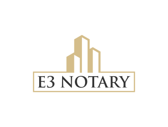 E3 Notary logo design by almaula