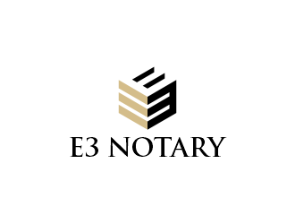 E3 Notary logo design by SmartTaste