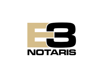 E3 Notary logo design by hopee