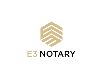 E3 Notary logo design by haidar