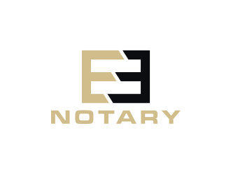 E3 Notary logo design by RatuCempaka