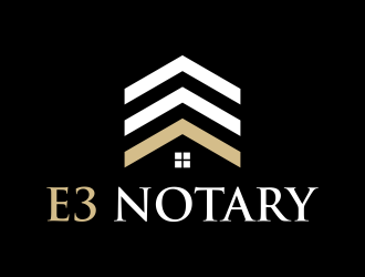 E3 Notary logo design by aflah