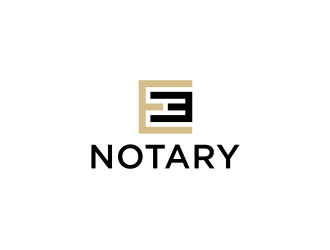 E3 Notary logo design by blessings