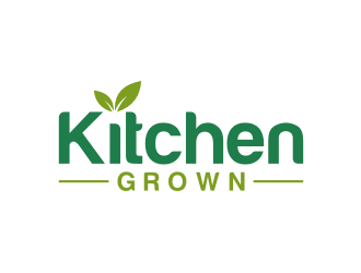 Kitchen Grown logo design by puthreeone