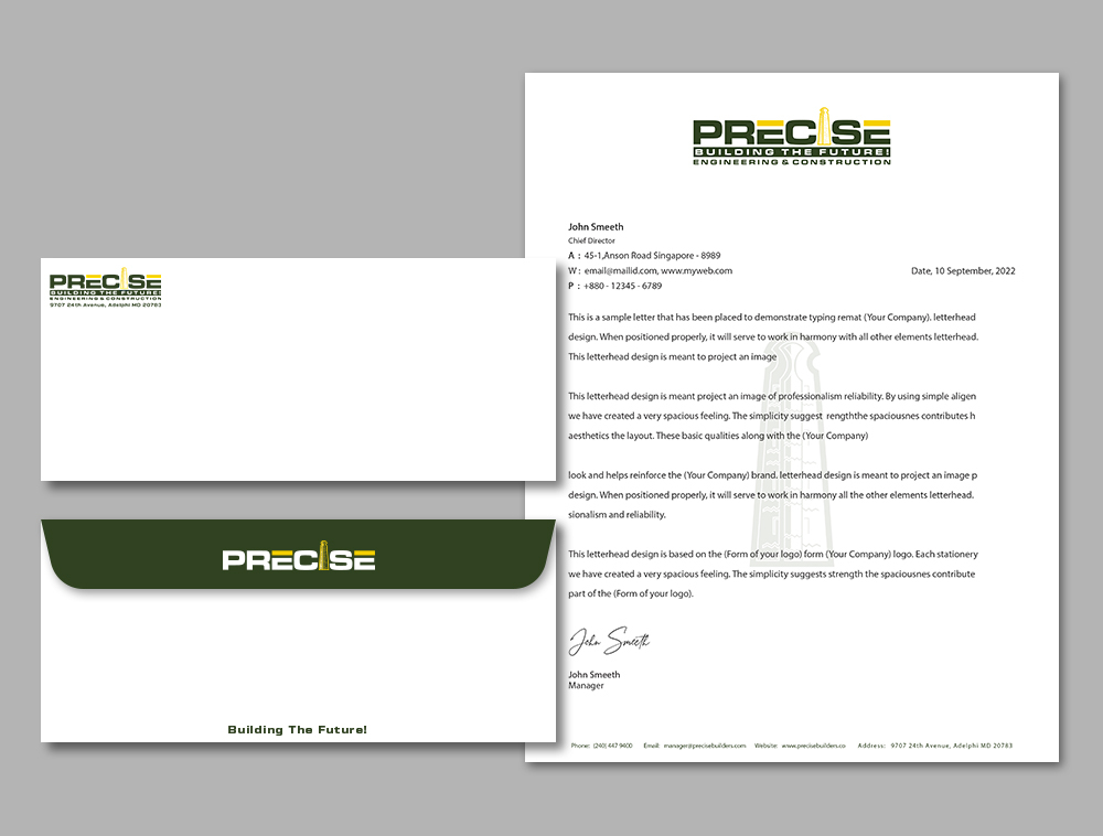 Precise logo design by Niqnish