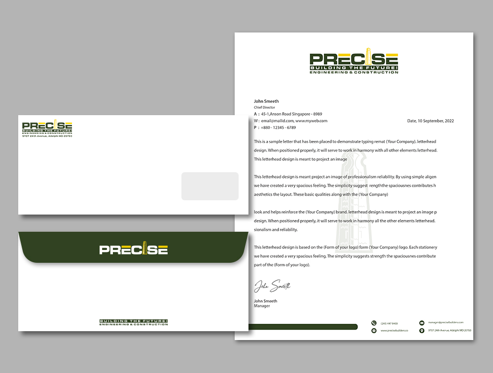 Precise logo design by Niqnish