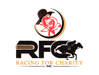 Racing for Charity, Inc. logo design by LucidSketch