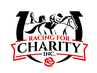 Racing for Charity, Inc. logo design by jaize