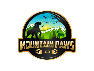 mountain paws logo design by zinnia
