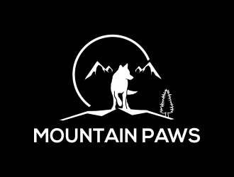 mountain paws logo design by azizah