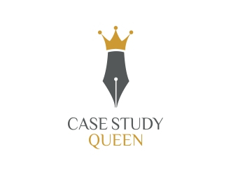 Case Study Queen logo design by AnandArts