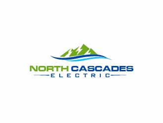 North Cascades Electric logo design by usef44