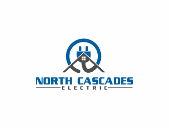 North Cascades Electric logo design by giphone