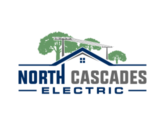 North Cascades Electric logo design by done