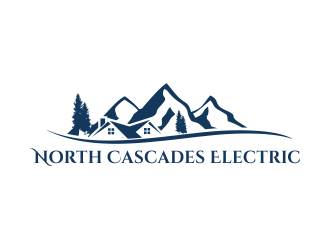 North Cascades Electric logo design by Greenlight