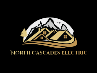 North Cascades Electric logo design by Greenlight