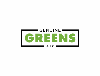 Genuine Greens ATX logo design by afra_art