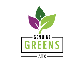 Genuine Greens ATX logo design by puthreeone