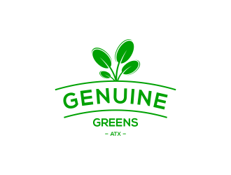 Genuine Greens ATX logo design by funsdesigns