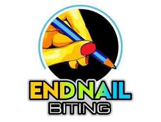 End Nail Biting logo design by AnandArts