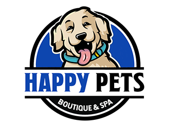 Happy Pets boutique and spa logo design by Optimus