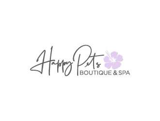 Happy Pets boutique and spa logo design by pilKB