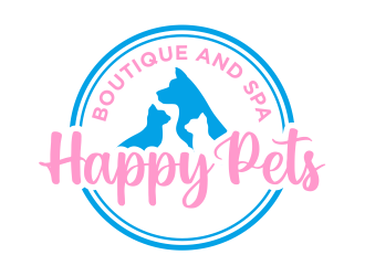 Happy Pets boutique and spa logo design by cintoko