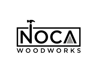 NOCA Woodworks logo design by sabyan
