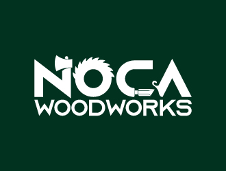 NOCA Woodworks logo design by GETT