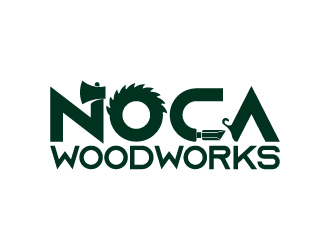 NOCA Woodworks logo design by GETT