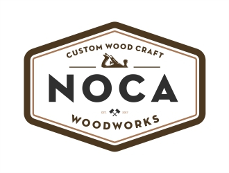 NOCA Woodworks logo design by Alfatih05