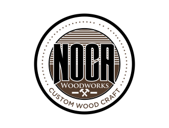 NOCA Woodworks logo design by Mahrein
