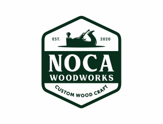 NOCA Woodworks logo design by Mardhi