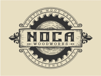 NOCA Woodworks logo design by Eko_Kurniawan