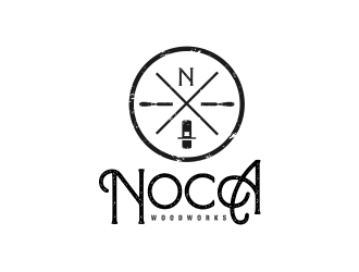 NOCA Woodworks logo design by Arxeal